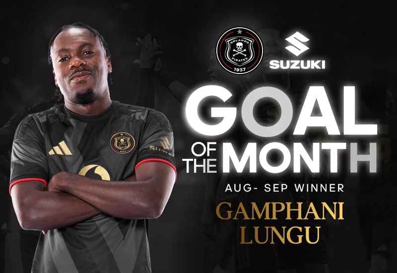 Gamphani Lungu’s dramatic winner against Durban City voted Goal of the Month for August