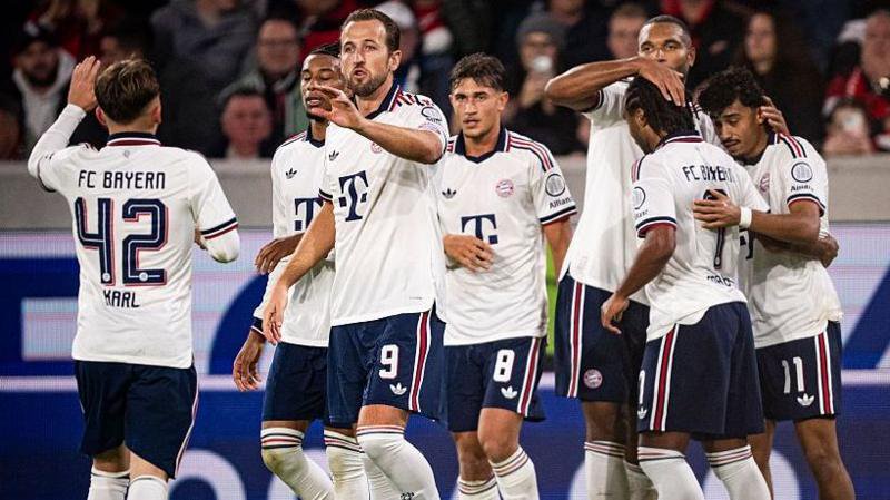 Bayern Munich celebrate a goal