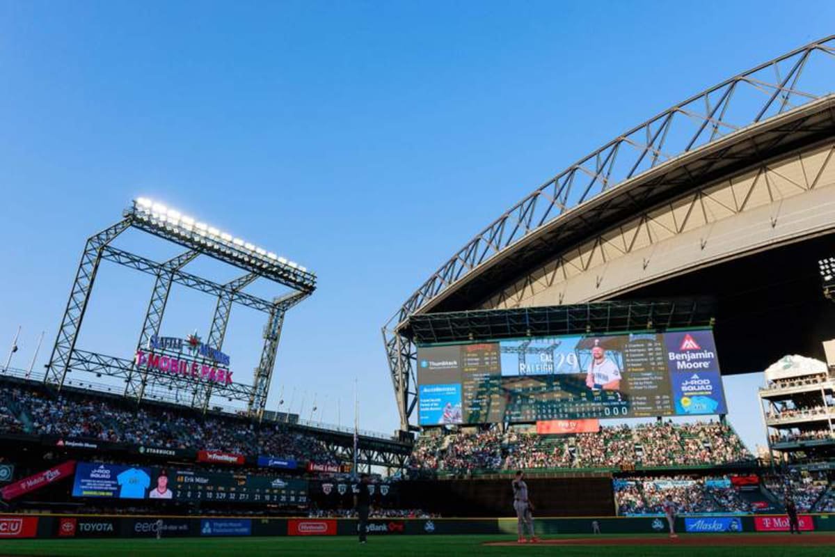July 18, 2026, Seattle, Washington, USA: T-Mobile park before an MLB, Baseball Herren, USA regular season game between the Seattle Mariners and San Francisco Giants at T-Mobile park in Seattle, Washington on July 18, 2026. Mariners won 4:3. Seattle USA – ZUMAw150 20260718_zsp_w150_136 Copyright: xJasonxWangx ©IMAGO/ZUMA Press Wire