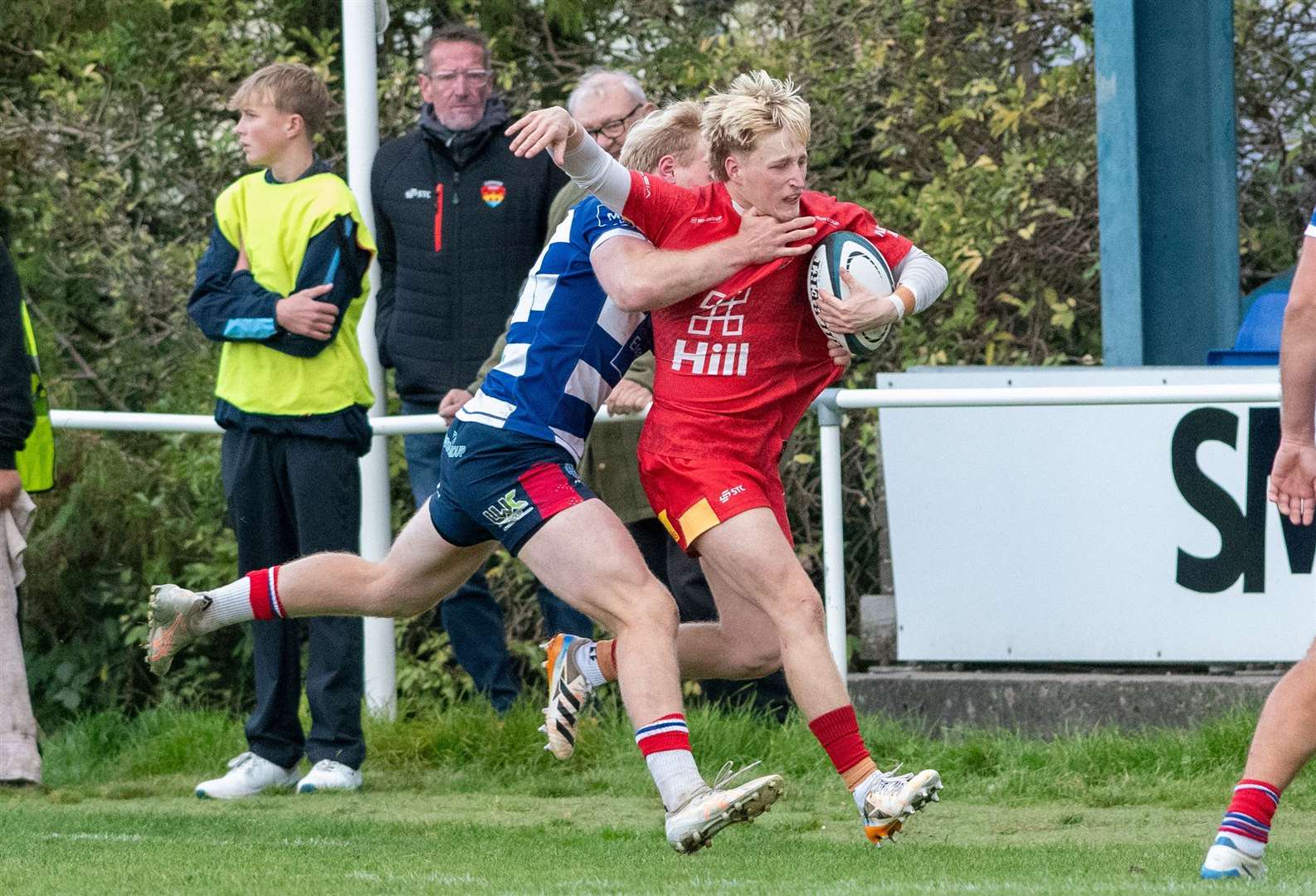 Benji Ritson drives forward for Cambridge away at Sheffield. Picture: Chris Fell