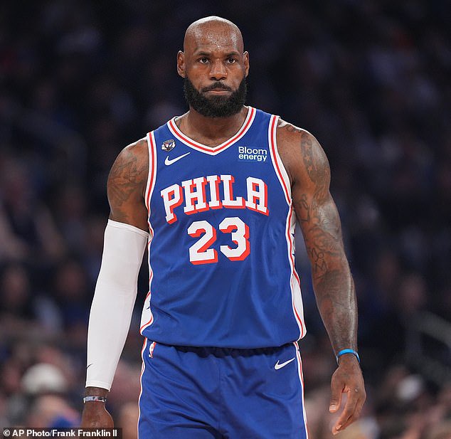 LeBron James received a tense welcome as a Sixer from New York Knicks fans