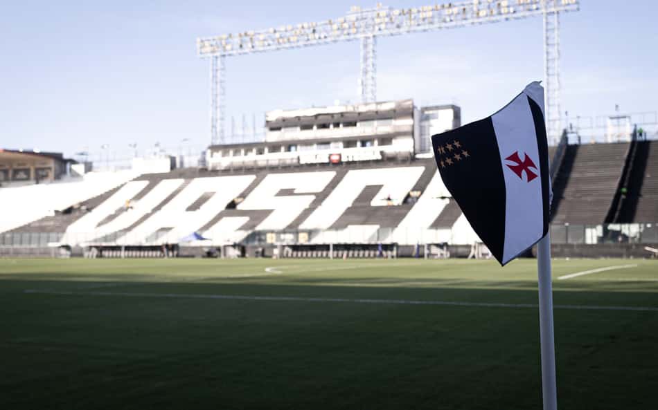 Estádio de São Januário antes da partida entre Vasco e Olímpia