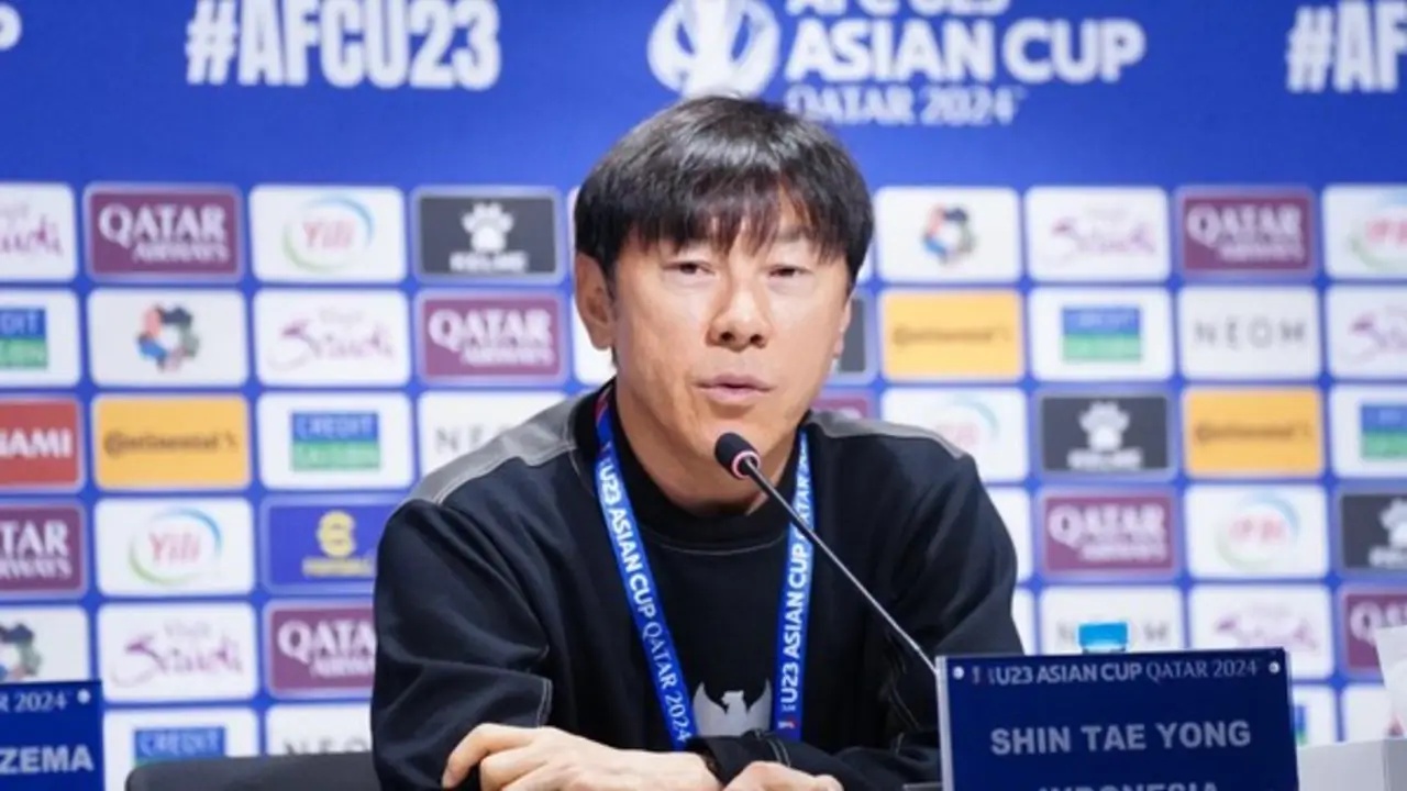 Shin tae yong saat melatih timnas indonesia