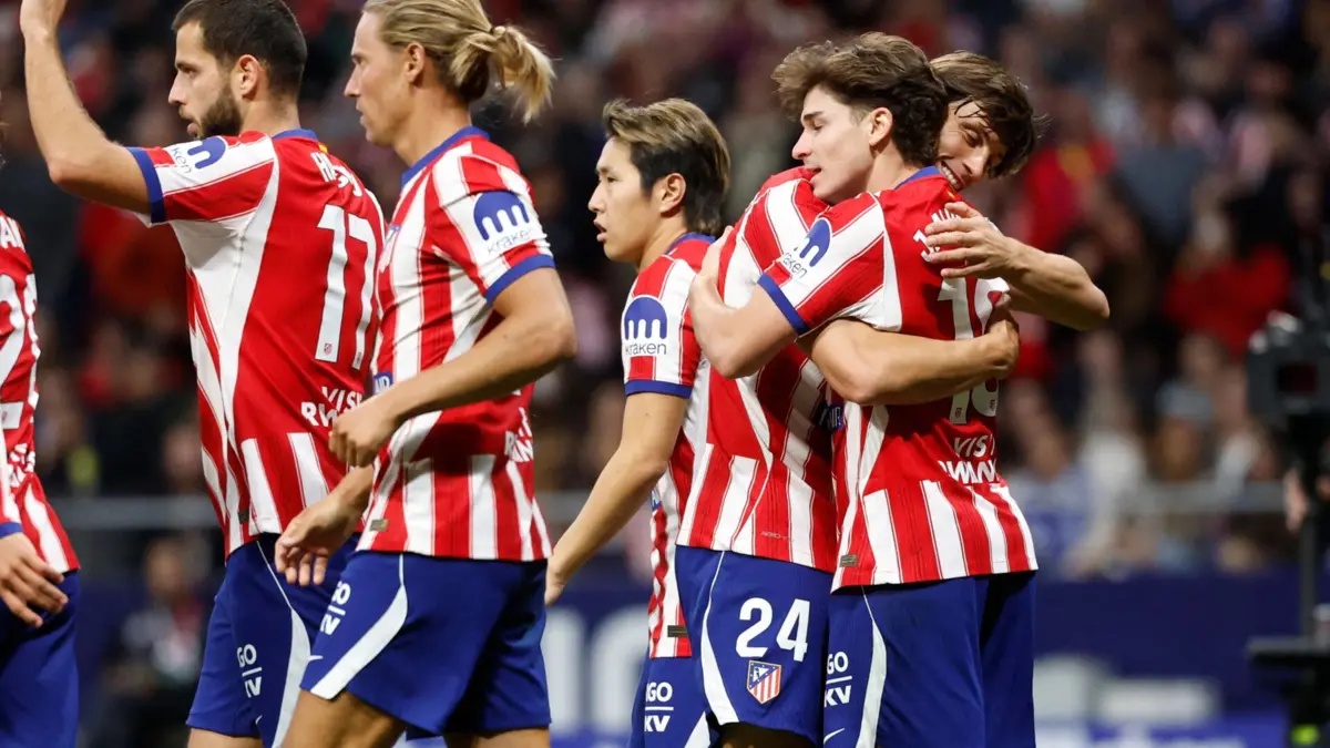 Julián Álvarez marcou o golo da vitória do Atlético de Madrid