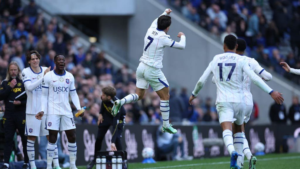 Pedro Neto no Chelsea (FOTO: Adam Vaughan/Lusa)