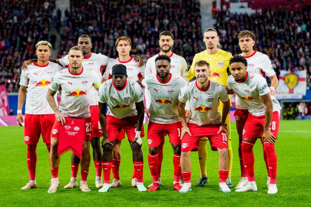 RB Leipzig team photo.
