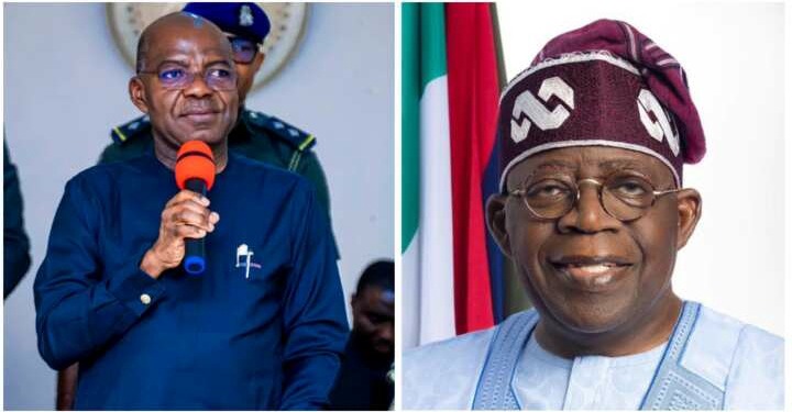 Why Tinubu's Portraits Not in Abia Govt House Offices — Governor <a class=