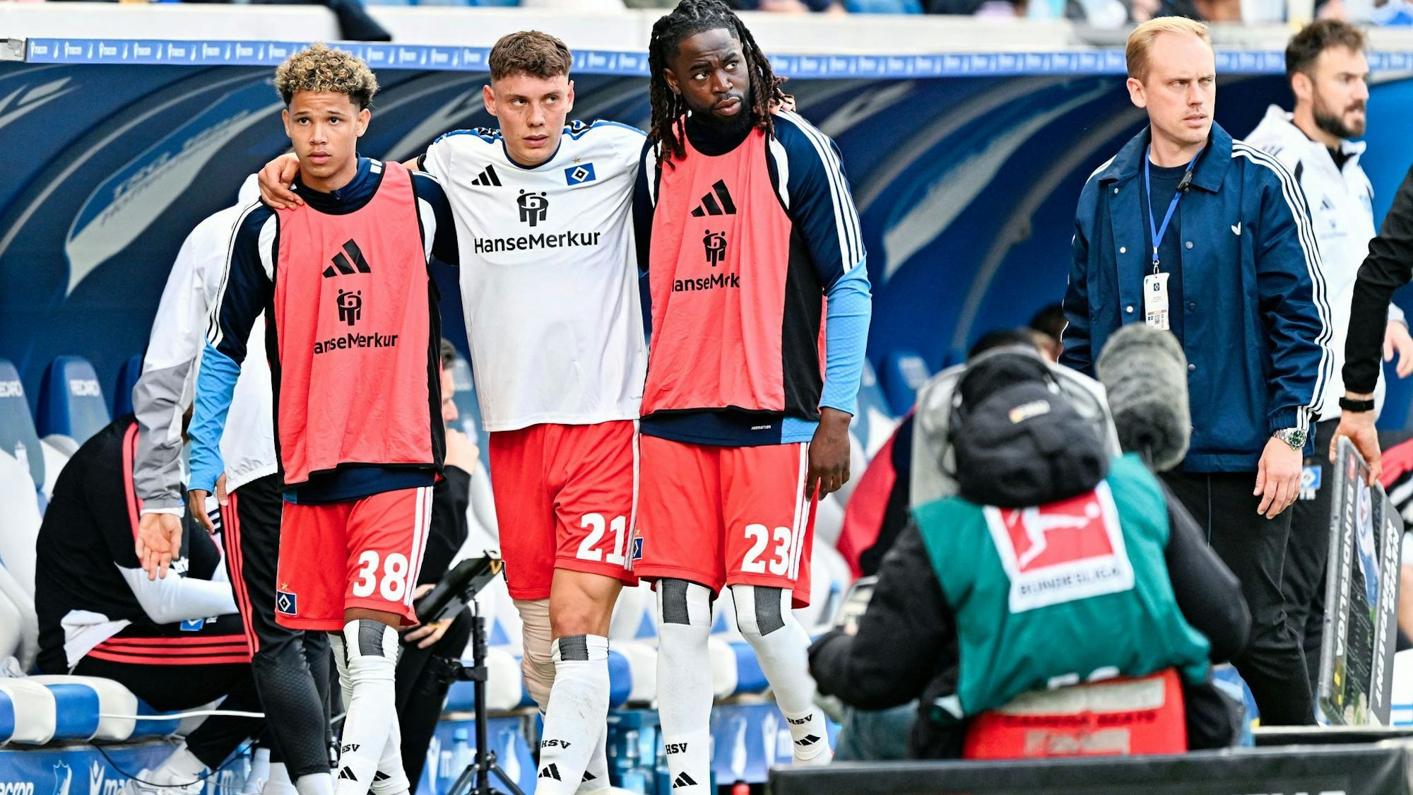 Nicolai Remberg (M) hatte sich im Spiel bei der TSG Hoffenheim verletzt. (Archivbild)