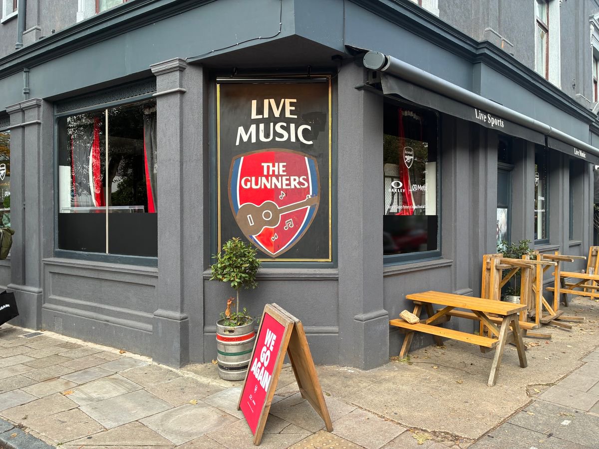 Outside of The Gunners Pub