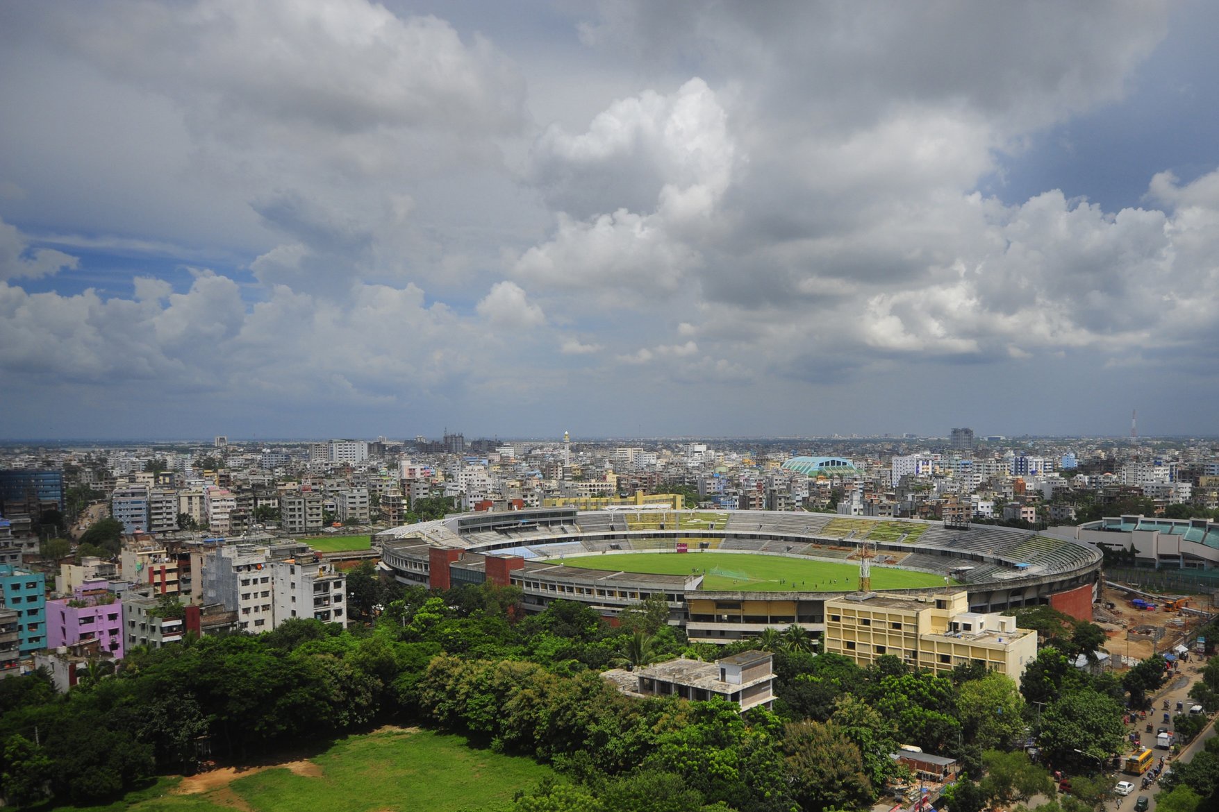 General view of the National Stadium in Dhaka 
