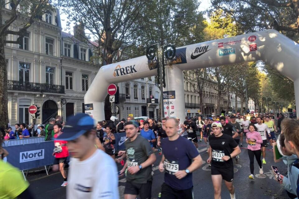 Le départ du semi-marathon de Lille 2026.