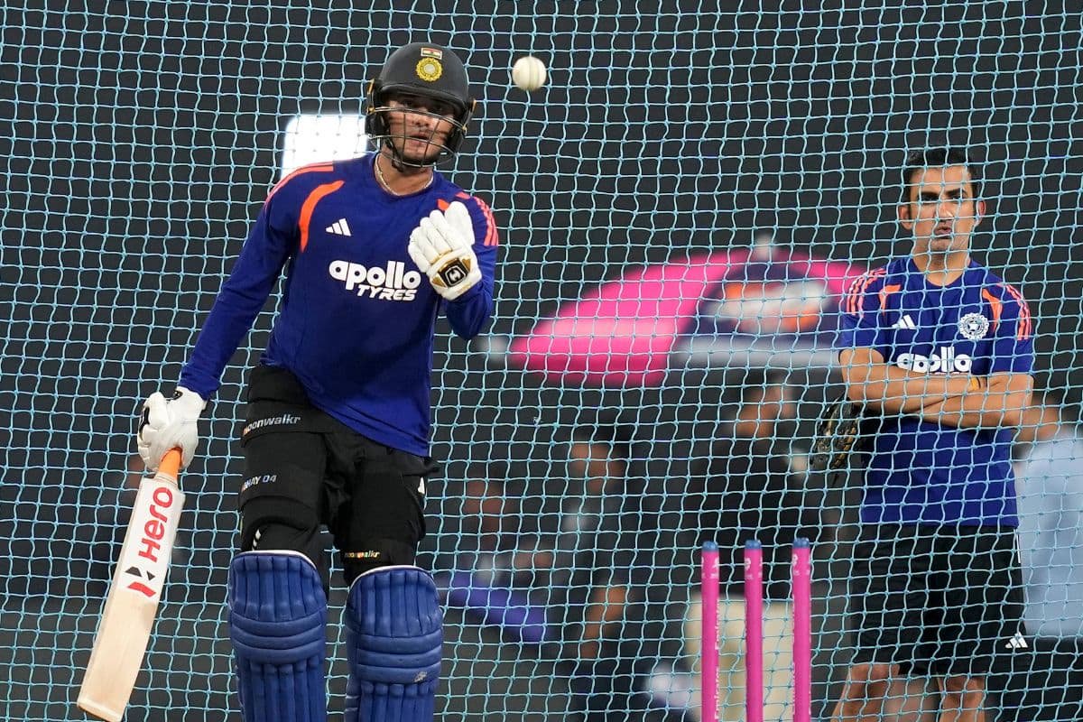 Abhishek Sharma practice session