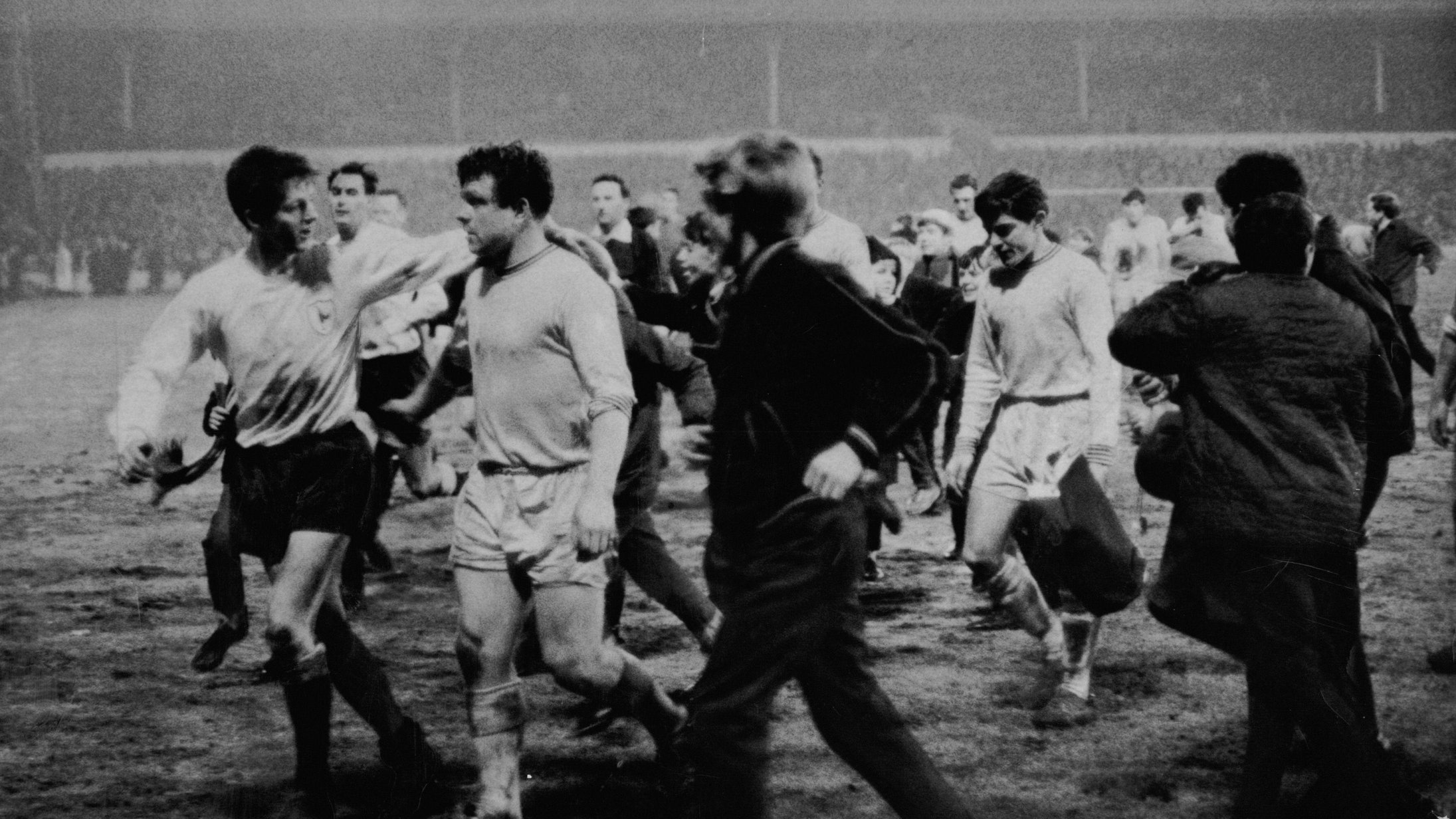 End of Tottenham v Torquay match