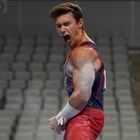 Brody Malone, rebuilt right knee and all, soars to 3rd national gymnastics title