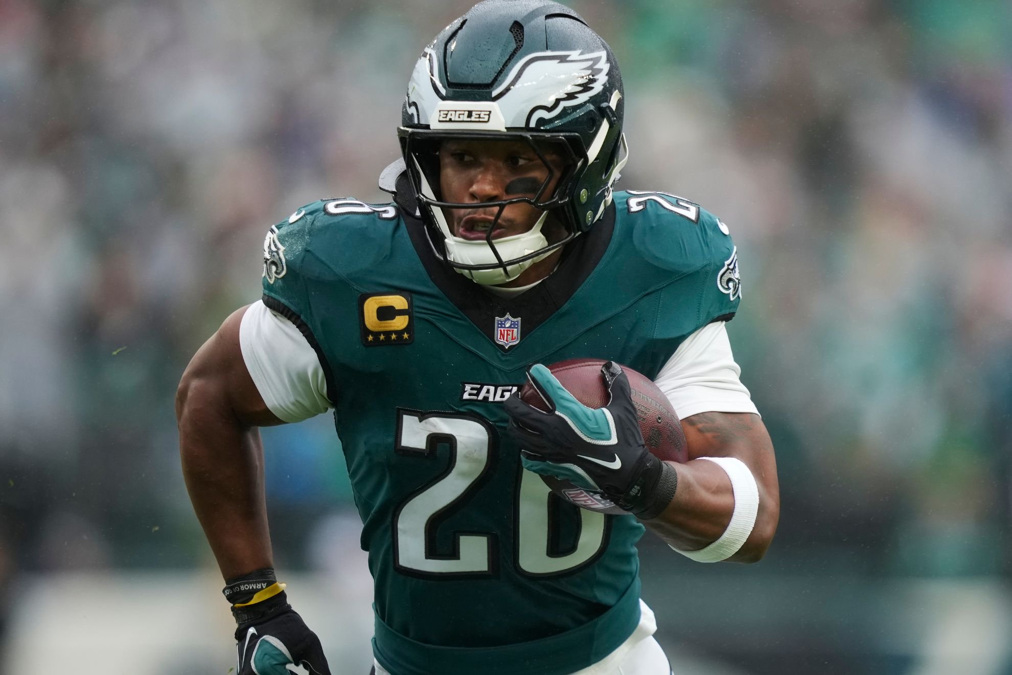 Philadelphia Eagles running back Saquon Barkley