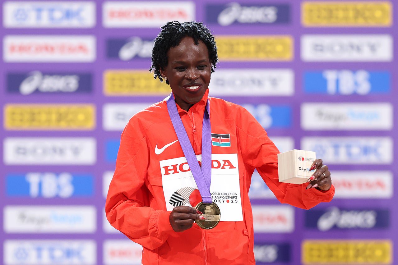 Peres Jepchirchir won the world title in Tokyo last year (Getty)