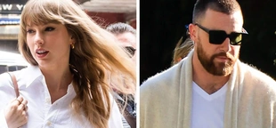 Taylor Swift and Travis Kelce Were Seen Kissing on a Boat Ride in Italy