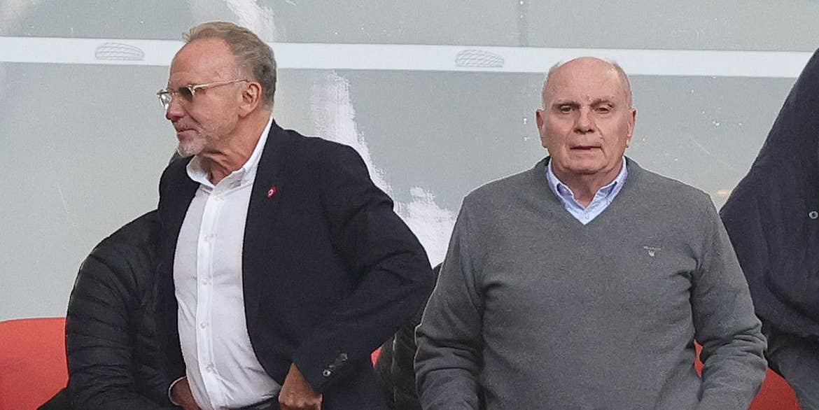 Bayern-Legenden Karl-Heinz Rummenigge und Uli Hoeneß.