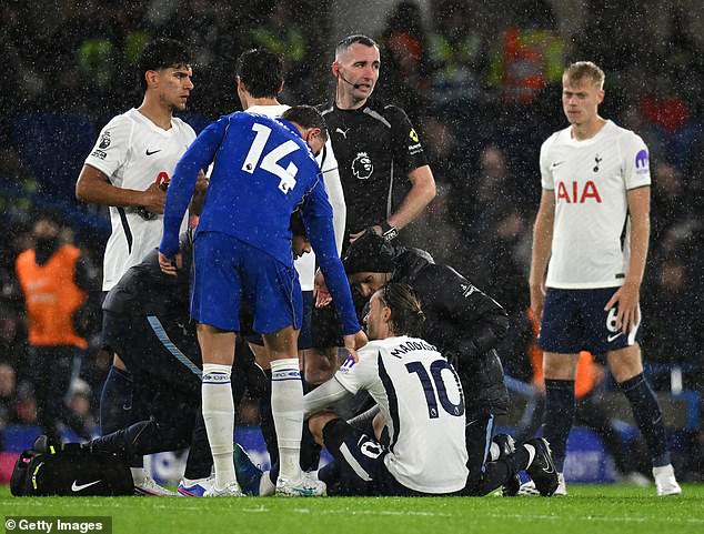 The only sour note for Tottenham was James Maddison limping off in the second-half with a groin injury
