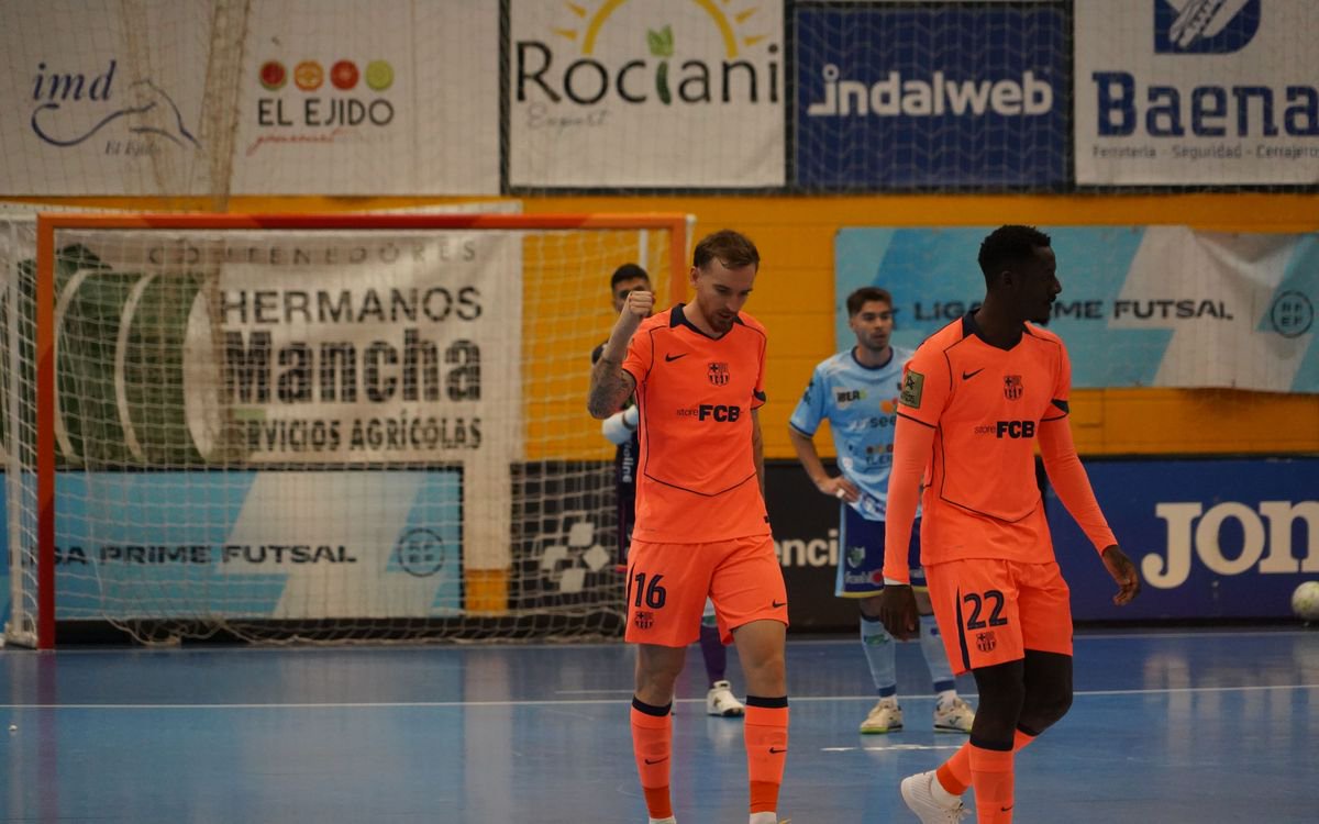 El Ejido 2-7 Barça: Winning comeback