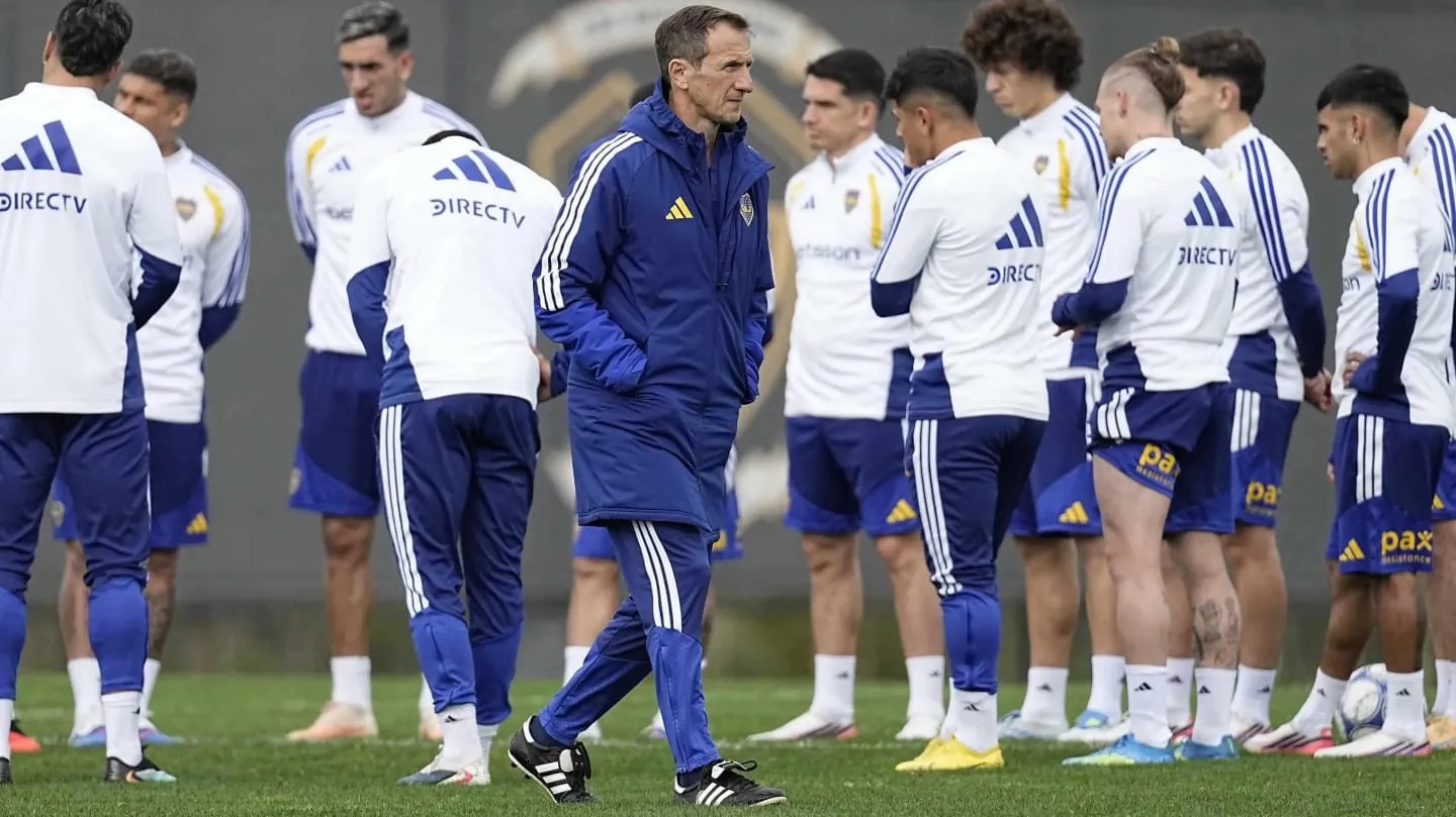 Rodolfo arruabarrena entrenando en boca