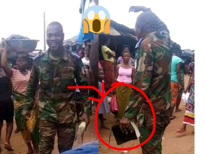 military man storms market to preach the word of God to people (photos)