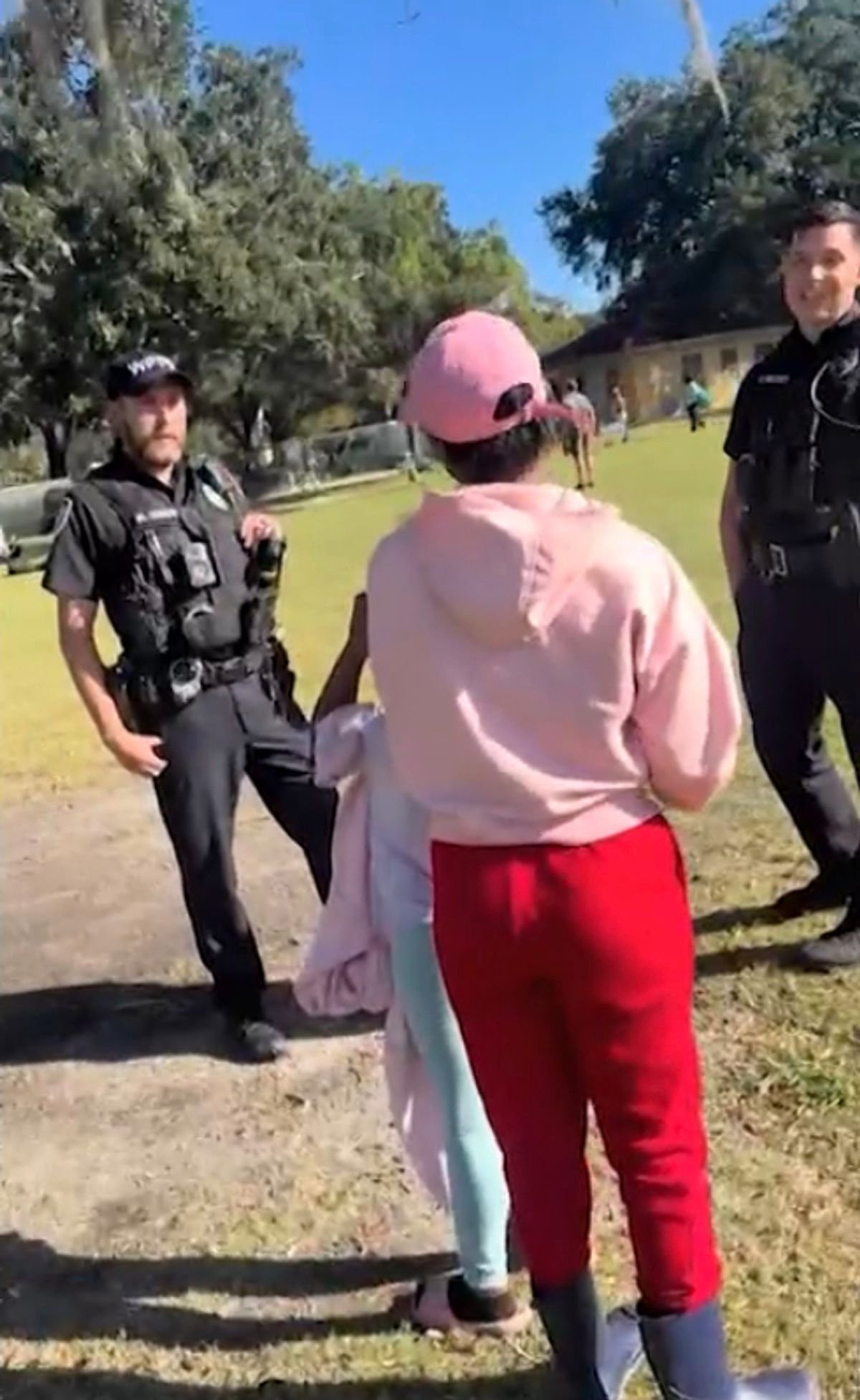 Police were called to the row