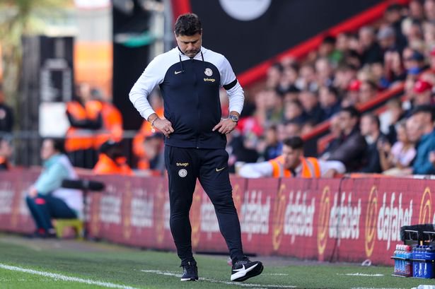 Mauricio Pochettino of Chelsea during the Premier League match between AFC Bournemouth and Chelsea FC at Vitality Stadium on September 17, 2023 in Bournemouth, England.