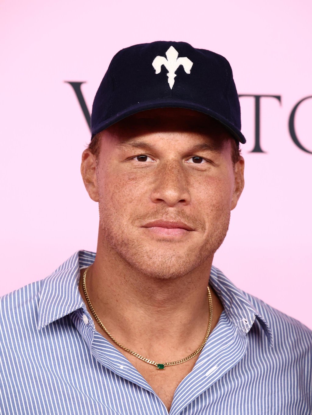 Blake Griffin on the pink carpet at the Victoria's Secret Fashion Show.