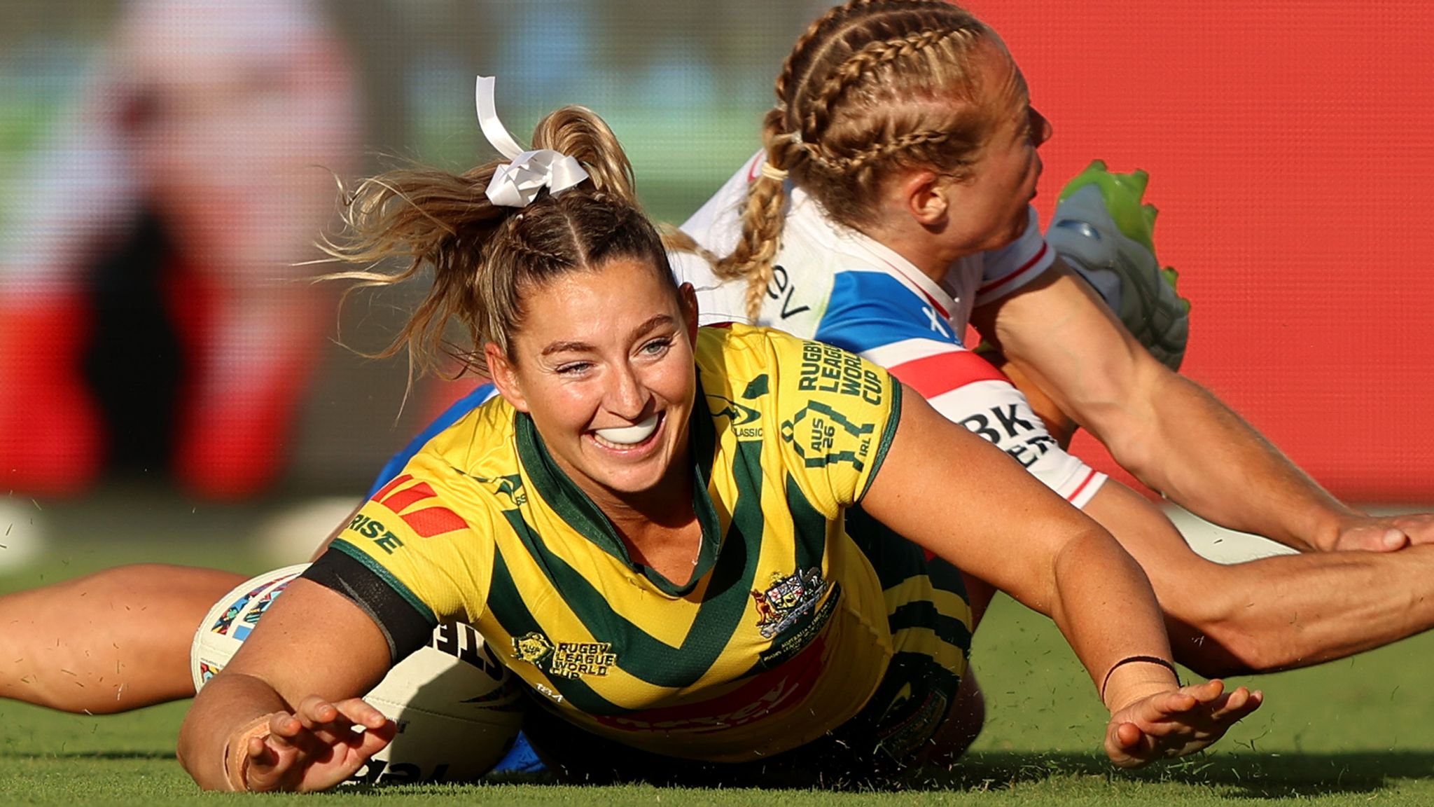 Jocelyn Kelleher scored two tries and kicked nine goals against England