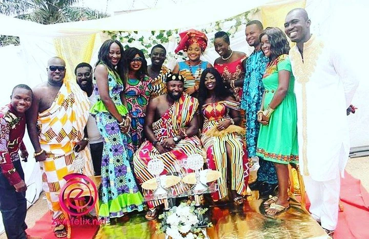 See traditional wedding pictures of kumawood actor Bernard Aduse Poku
