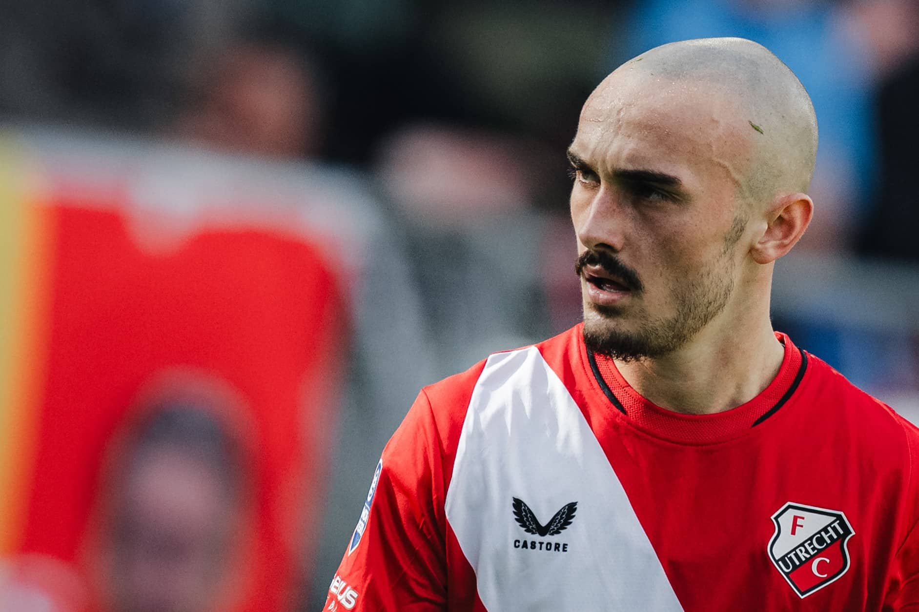 Marius Broholm, ailier du LOSC prêté au FC Utrecht aux Pays-Bas.
