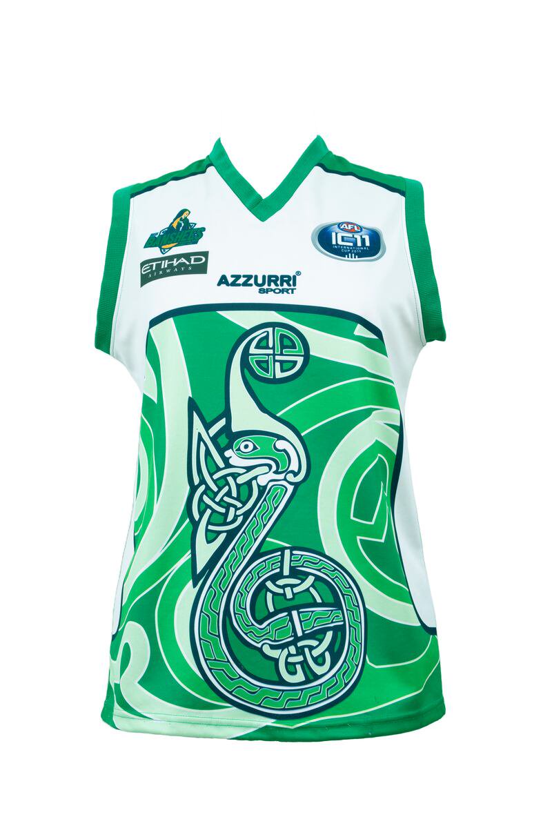 Laura Corrigan's AFL jersey (Australian Sports Museum)