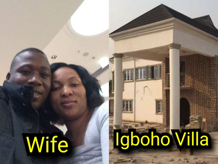Man of the Moment; See Photos Of Sunday Igboho's Wives, Children and Multi-million Naira Estate In Ibadan