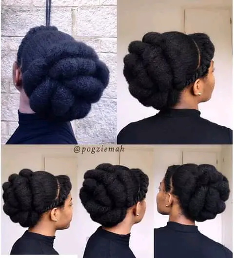 Beautiful ways you can wrap natural hair to look stunning (photos)