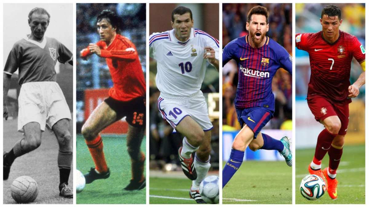 From Stanley Matthews to Cristiano Ronaldo... the Ballon d'Or has been awarded to the world's best players since 1956 (Getty Images)