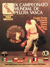 Basque pelota world championships poster