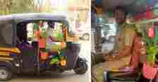 Watch: An Auto Driver & His Wife Turned Their Vehicle into a Thriving Garden on Wheels