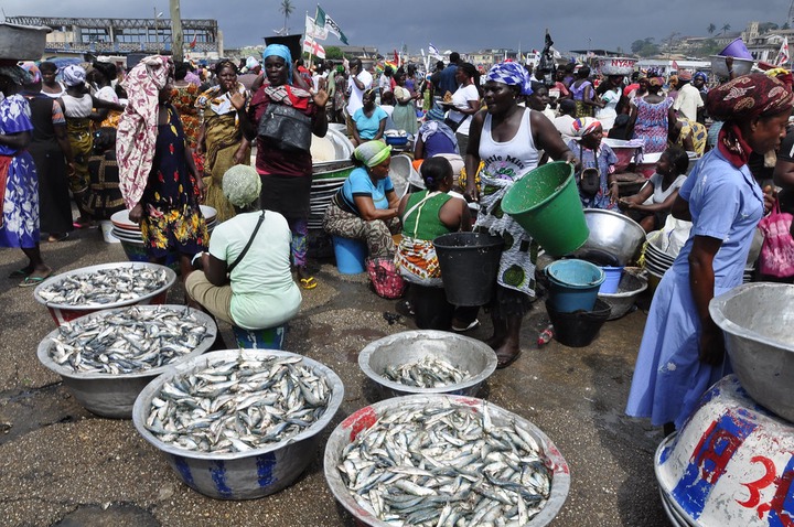 Elmina, fish market, Ghana by Hannes Forst | transafrica.biz… | Flickr