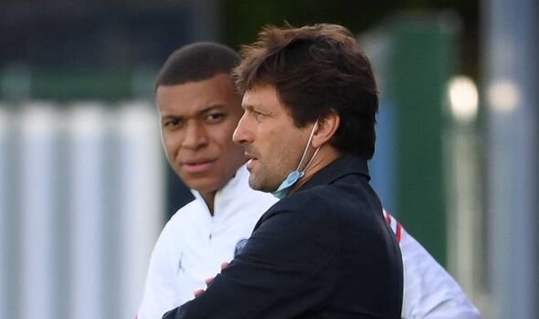 Kylian Mbappe and Leonardo
