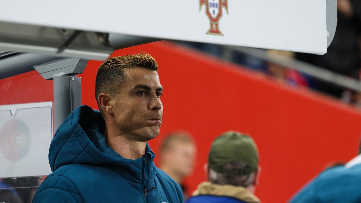 Cristiano Ronaldo guckt traurig
