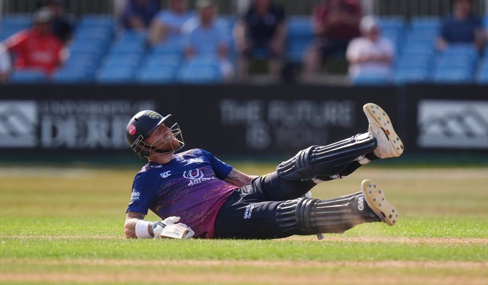 \u200bThe former England captain struggled with cramps throughout