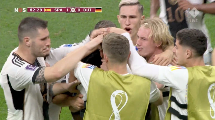 World Cup 2022: Niclas Füllkrug strike earns a point for Germany against Spain (Video)