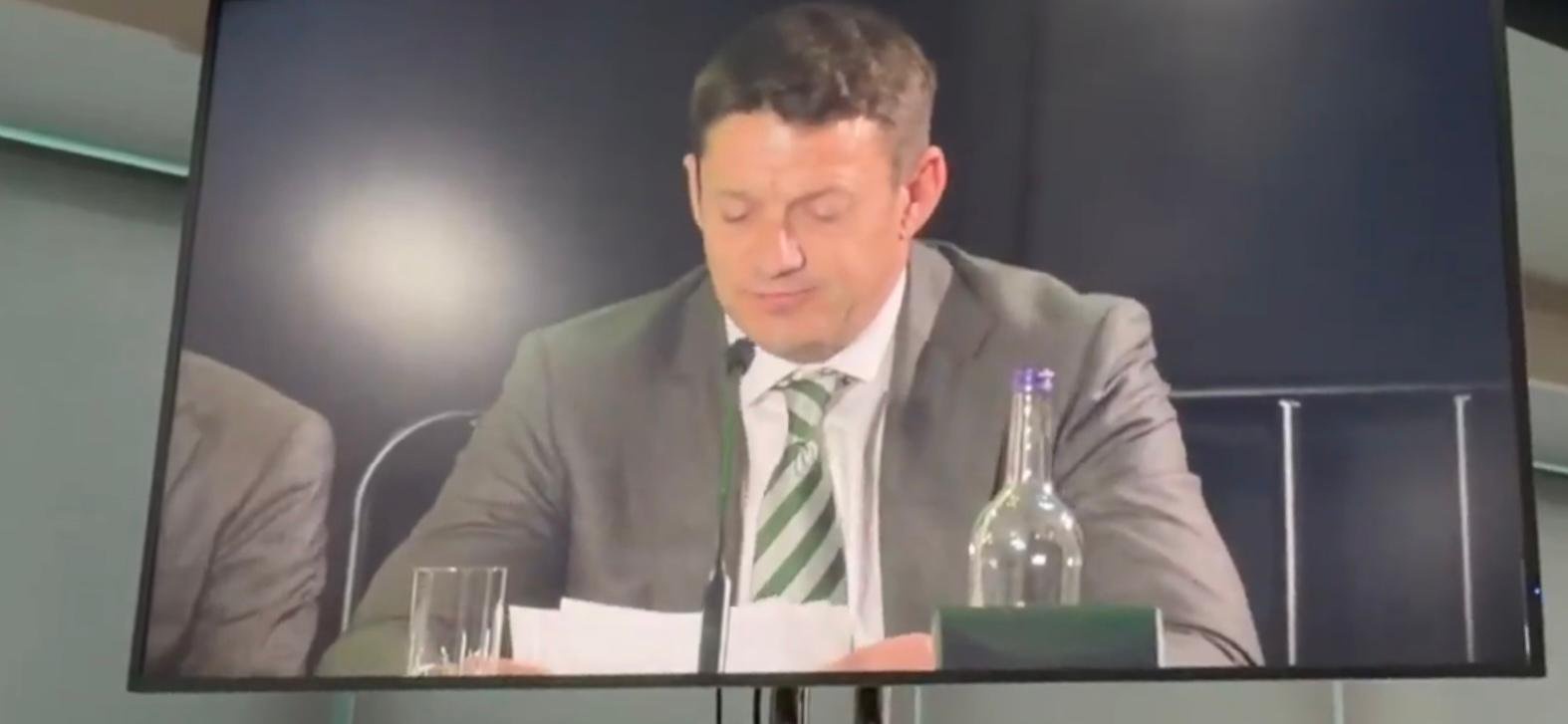 Ross Desmond Celtic AGM 2025