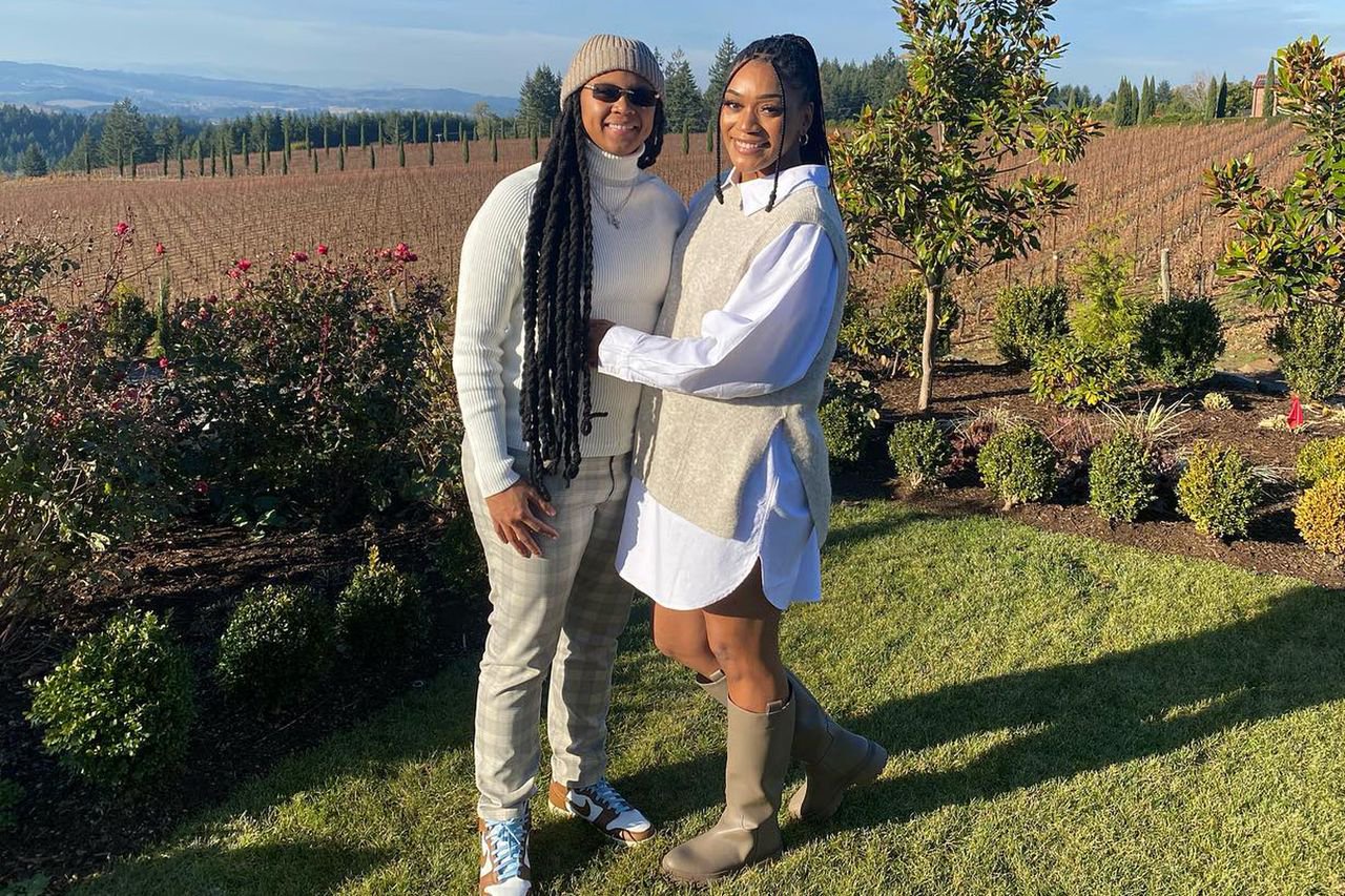 Tierra Ruffin-Pratt and Victoria Vivians in November 2022Credit: Tierra Ruffin-Pratt/Instagram