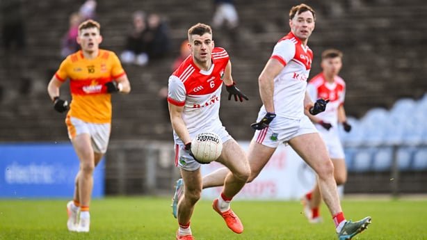 25 October 2026; Liam Óg Horkan of Garrymore during the Mayo County Senior Club Football Championship final match between Castlebar Mitchels and Garrymore at Hastings Insurance MacHale Park in Castlebar, Mayo. Photo by Piaras Ó Mídheach/Sportsfile