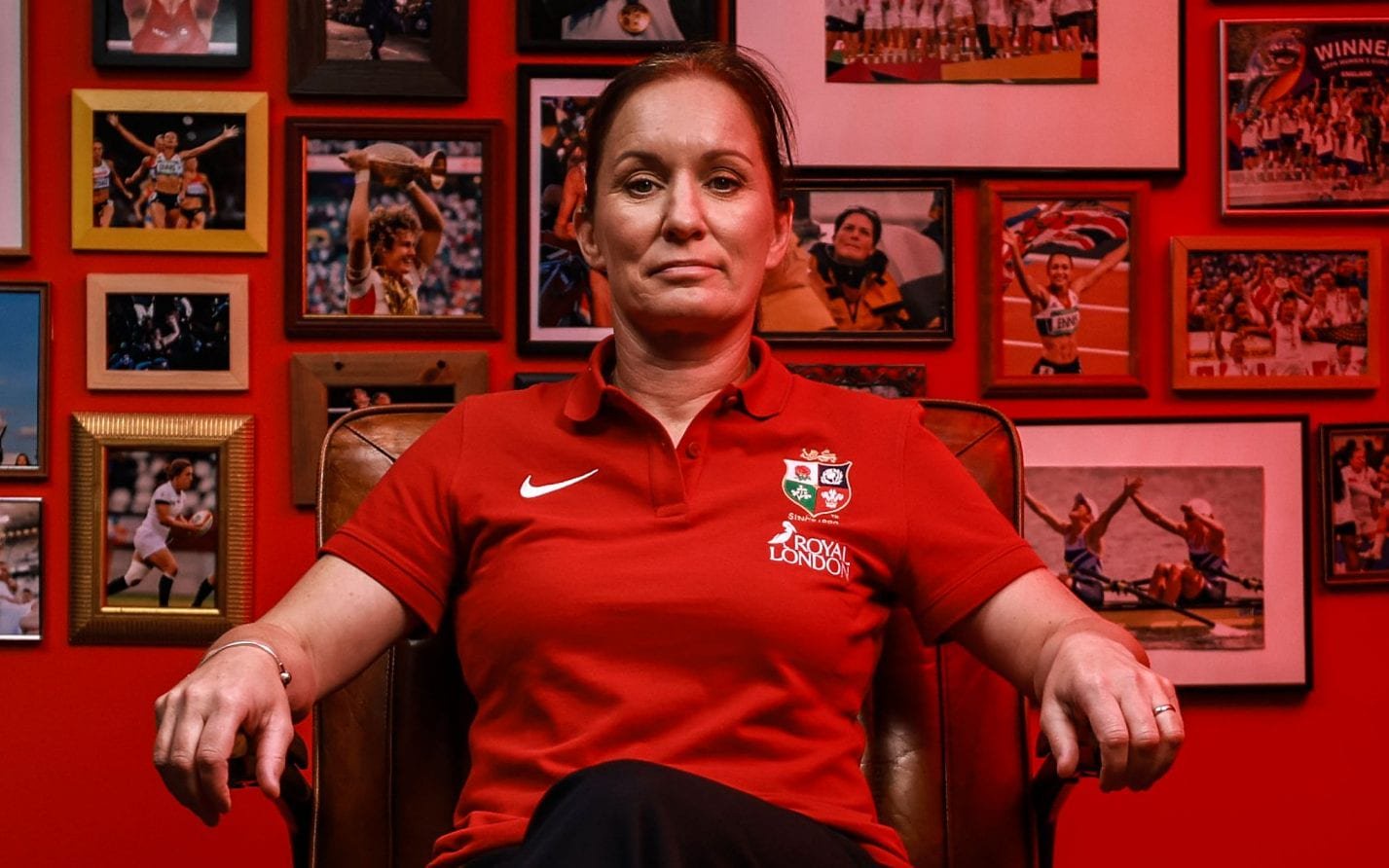 Lions Women head coach Jo Yapp
