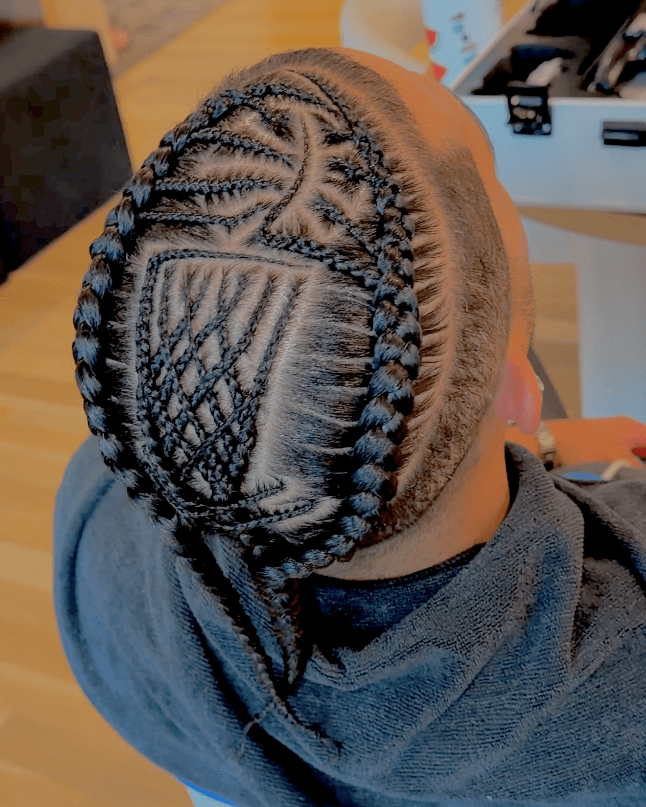 Josh Hart with his new braids