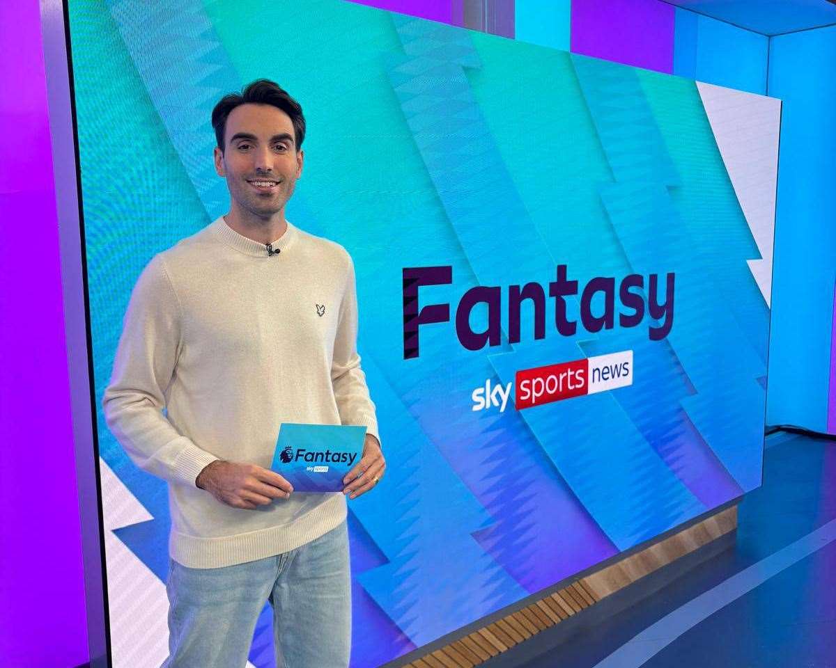 Giannis is a regular in the Sky Sports studios. Photo: Supplied/Gianni Buttice