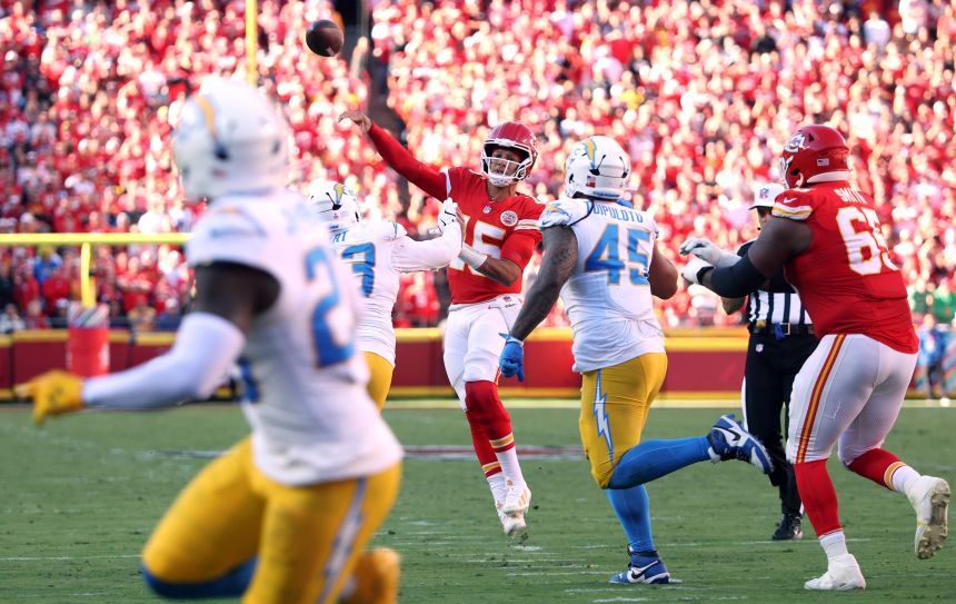 Quarterback Patrick Mahomes and the Kansas City Chiefs are facing a tough opponent on Sunday night.